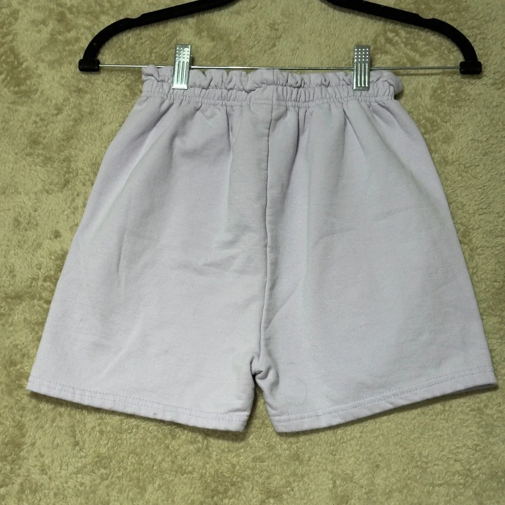 Hello Kitty Sweatshirt Shorts Set Girls Size 10 Purple Sequin Lounge